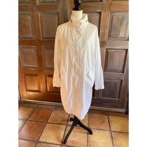 NWT VINCE Long Anorak White Coat